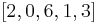 [2,0,6,1,3]
