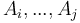 A_i, ..., A_j