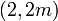 (2,2m) 