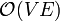 \mathcal{O}(VE)