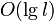 O(\lg l)