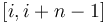 [i,i+n-1]