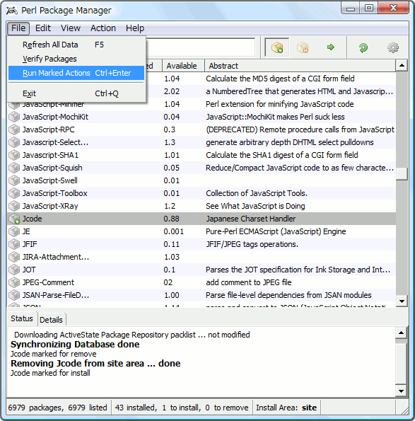 �C���X�g�[�����s �C���X�g�[�����s