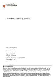 Cover of edition JulioCezaro