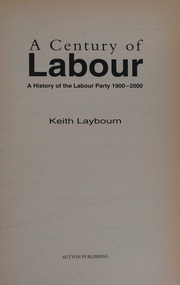 Cover of edition centuryoflabourh0000keit
