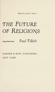 Cover of edition futureofreligion0000till
