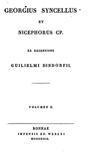 Cover of edition georgiussyncell02nikgoog