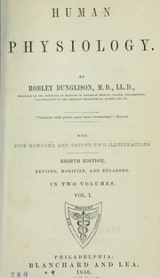 Cover of edition humanphysiology00dung
