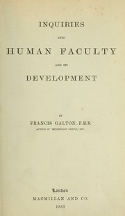 Cover of edition inquiriesintohu00galt