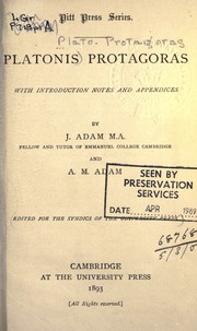 Cover of edition protagoraswithin00platuoft