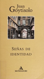 Cover of edition senasdeidentidad00goyt