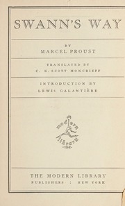 Cover of edition swannsway00prou_0