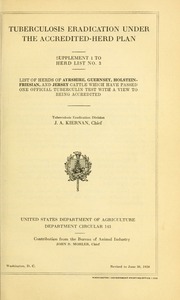 Cover of edition tuberculosiserad143unit