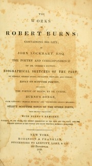Cover of edition worksofrobertbur13burn