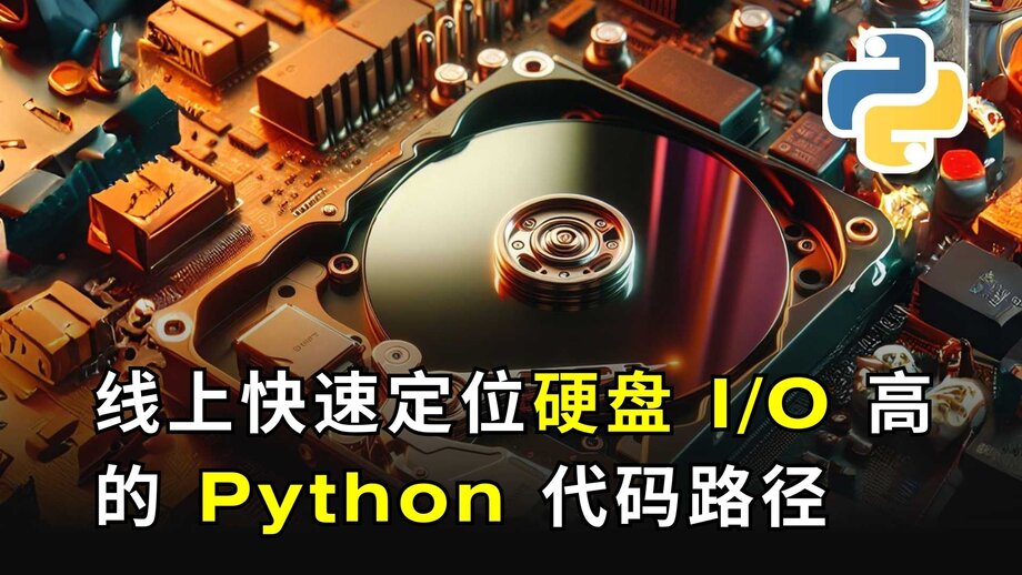 使用 XRay 診斷 Python 應用的硬碟 I/O 高問題 使用 XRay 診斷 Python 應用的硬碟 I/O 高問題