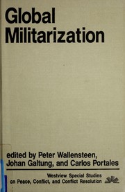 Cover of: Global militarization