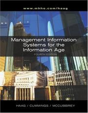 Cover of: Management Information Systems for the Information Age + MIS Info Age Module + MISource V2 CD + PowerWeb