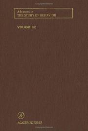 Cover of: Advances in the Study of Behavior, Volume 32 (Advances in the Study of Behavior)