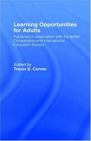 Cover of: Learning opportunities for adults