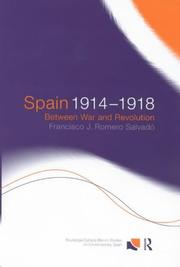 Cover of: Spain, 1914-1918: between war and revolution