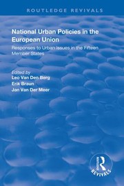 Cover of: National Urban Policies in the European Union