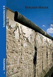 Cover of: Berliner Mauer
