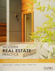 Cover of: Modern real estate practice