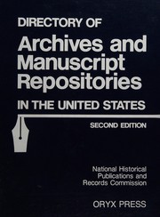Cover of: Directory of archives and manuscript repositories in the United States