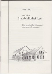 Cover of: 50 Jahre Stadtbibliothek Leer: eine persönliche Erinnerung