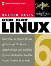 Cover of: Red Hat Linux 6: Visual QuickPro Guide