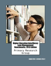 Cover of: Higher education interlibrary loan management benchmarks