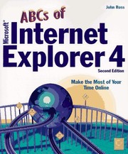 Cover of: The ABCs of Microsoft Internet Explorer 4