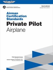 Cover of: Airman Certification Standards : Private Pilot - Airplane: Faa-S-acs-6c
