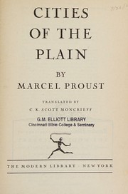 Cover of: Cities of the Plain
