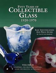 Cover of: Fifty Years of Collectible Glass, 1920-1970: Easy Identification and Price Guide,  Stemware, Decorations, Decorative Accessories