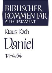 Cover of: Daniel