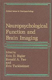 Cover of: Neuropsychological function and brain imaging
