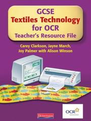 Cover of: GCSE Textiles Technology for OCR