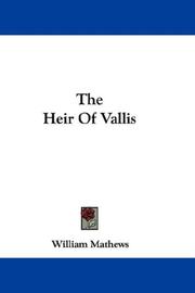 Cover of: The Heir Of Vallis