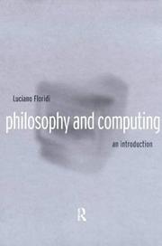 Cover of: Philosophy and computing: an introduction