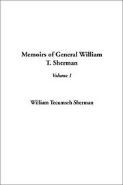 Cover of: Memoirs of General William T. Sherman