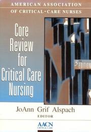 Cover of: Core review for critical care nursing