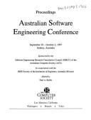 Cover of: 1997 Australian Software Engineering Conference, Aswec '97