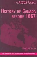 Cover of: Canada before 1867