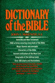Cover of: Dictionary of the Bible