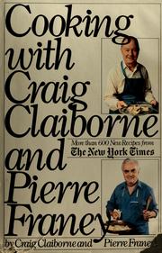 Cover of: Cooking with Craig Claiborne and Pierre Franey