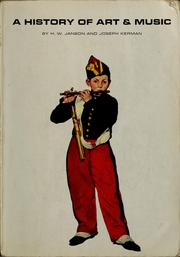 Cover of: A history of art and music