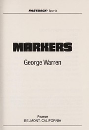 Cover of: Markers
