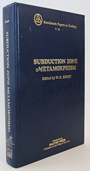 Cover of: Subduction zone metamorphism