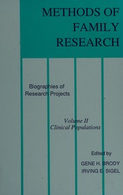 Cover of: Methods of family research: biographies of research projects